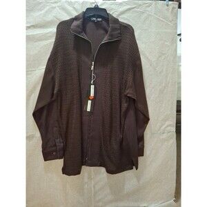 SILVER SILK  Classic 4028200 Men's Brown Sweater Size 2X NEW